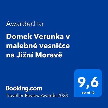 Domek Verunka V Malebne Vesnicce Na Jizni Morave Svatoborice Buitenkant foto
