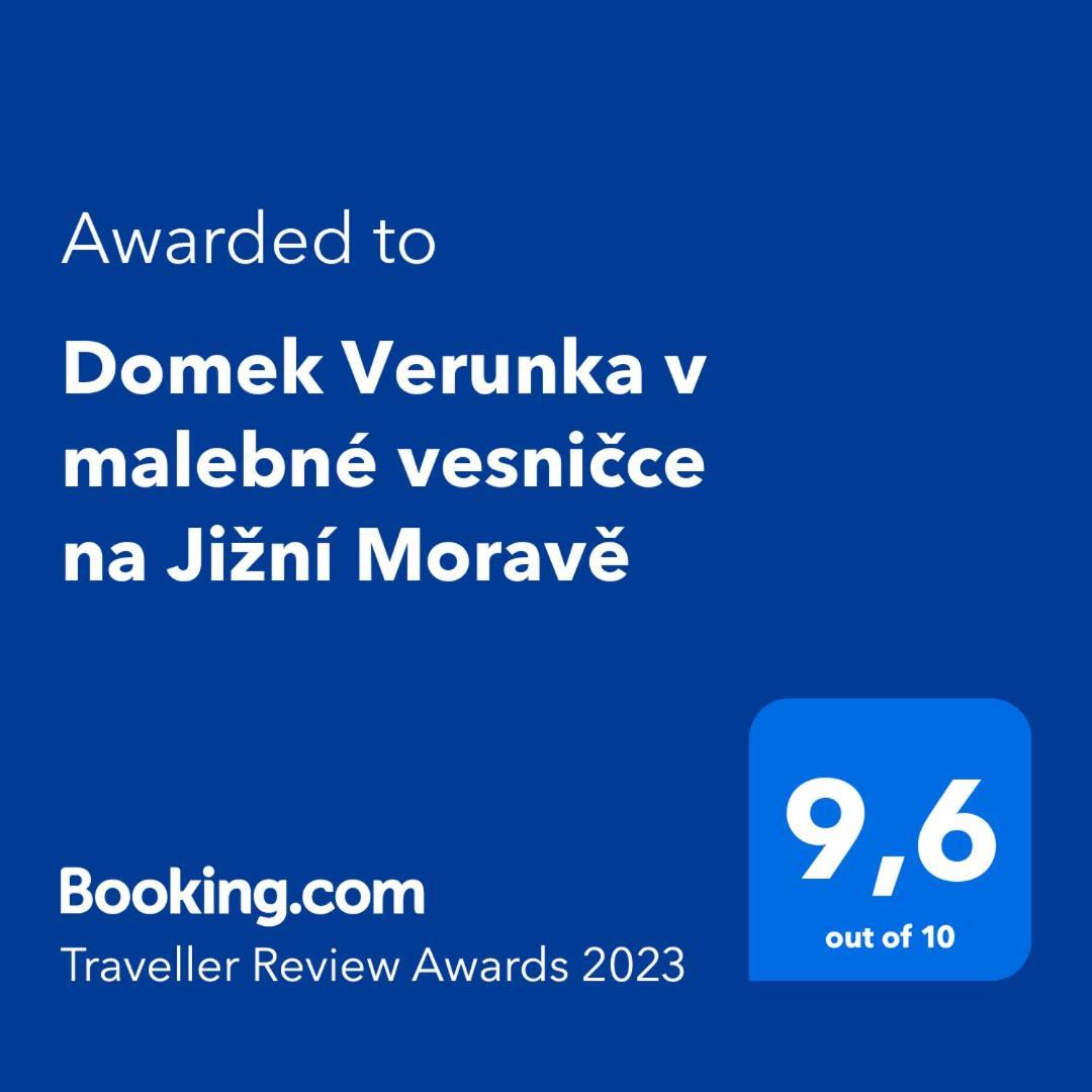 Domek Verunka V Malebne Vesnicce Na Jizni Morave Svatoborice Buitenkant foto