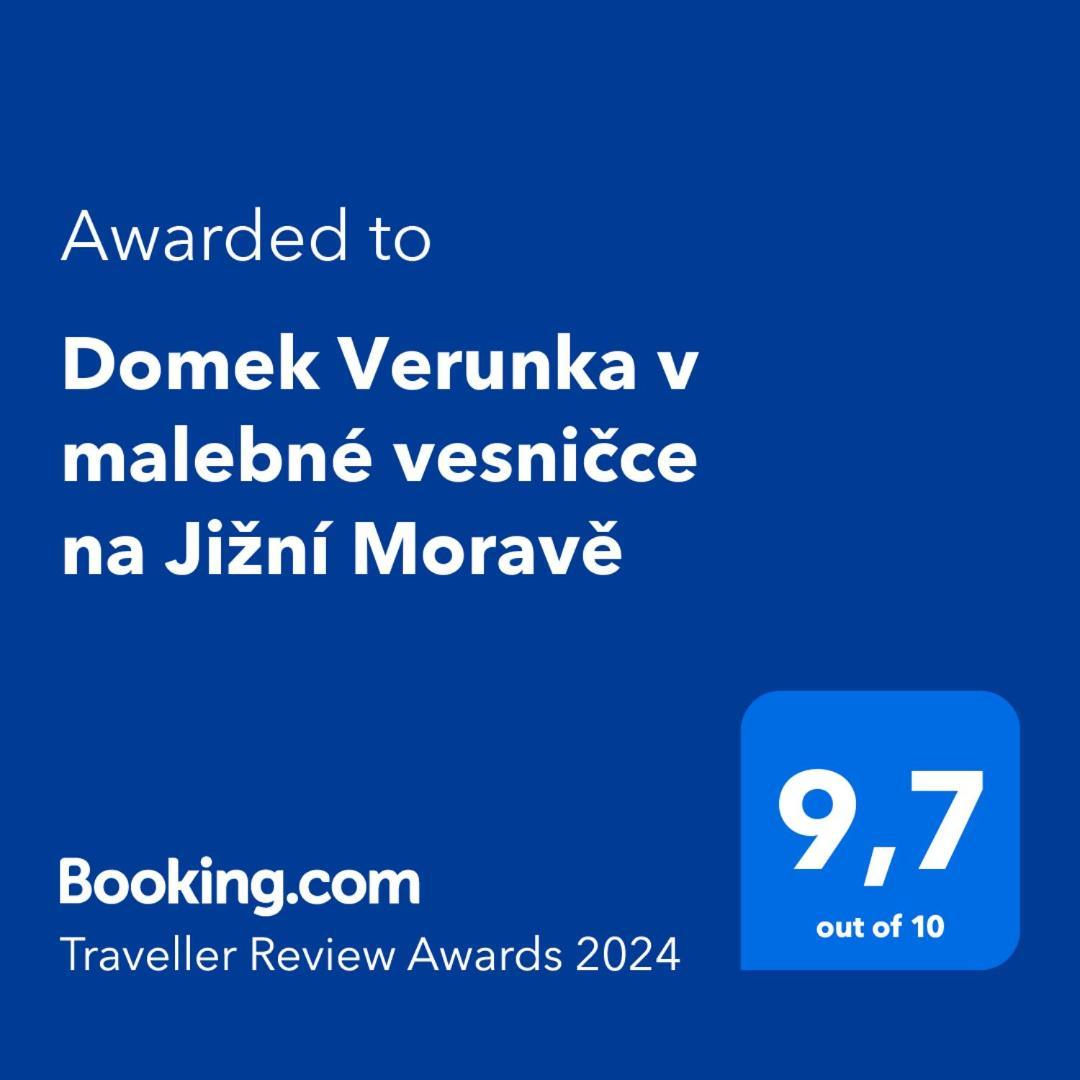 Domek Verunka V Malebne Vesnicce Na Jizni Morave Svatoborice Buitenkant foto